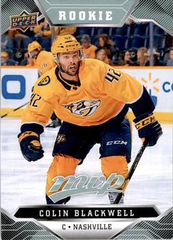 Colin Blackwell Nashville Predators Upper Deck MVP 2019/20 #222