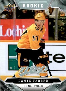 Dante Fabbro Nashville Predators Upper Deck MVP 2019/20 #237