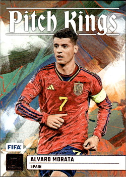 Alvaro Morata Spain Panini Donruss Soccer 2023/24 Pitch Kings #PK13