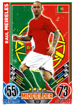 Raul Meireles Portugal EURO 2012 Match Attax #123