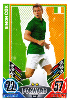 Simon Cox Republic Of Ireland EURO 2012 Match Attax #148