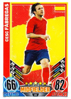 Cesc Fabregas Spain EURO 2012 Match Attax #162