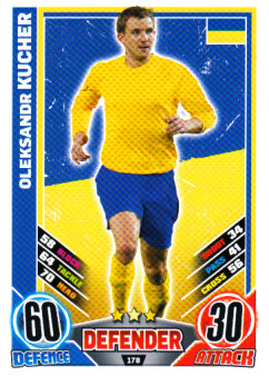 Oleksandr Kucher Ukraine EURO 2012 Match Attax #178