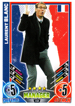 Laurent Blanc France EURO 2012 Match Attax Managers #218
