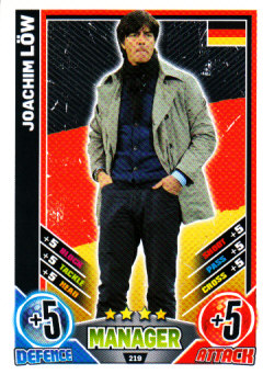 Joachim Low Germany EURO 2012 Match Attax Managers #219