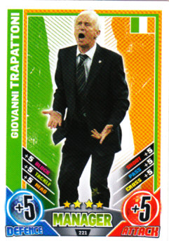 Giovanni Trapattoni Republic Of Ireland EURO 2012 Match Attax Managers #221