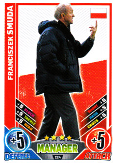 Franciszek Smuda Poland EURO 2012 Match Attax Managers #224