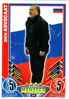 Dick Advocaat Russia EURO 2012 Match Attax Managers #226