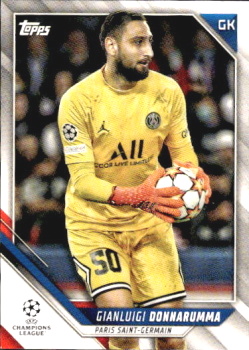 Gianluigi Donnarumma Paris Saint-Germain Topps UEFA Champions League Collection 2021/22 #83