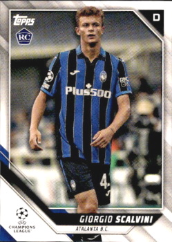 Giorgio Scalvini Atalanta BC Topps UEFA Champions League Collection 2021/22 #86