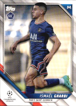 Ismael Gharbi Paris Saint-Germain Topps UEFA Champions League Collection 2021/22 #104