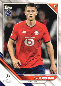 Sven Botman LOSC Lille Topps UEFA Champions League Collection 2021/22 #105