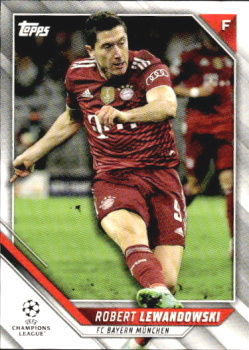 Robert Lewandowski Bayern Munchen Topps UEFA Champions League Collection 2021/22 #108