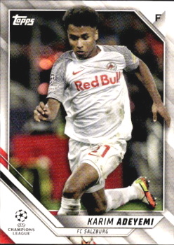 Karim Adeyemi Red Bull Salzburg Topps UEFA Champions League Collection 2021/22 #119
