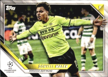 Donyell Malen Borussia Dortmund Topps UEFA Champions League Collection 2021/22 #127