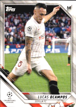 Lucas Ocampos Sevilla FC Topps UEFA Champions League Collection 2021/22 #130