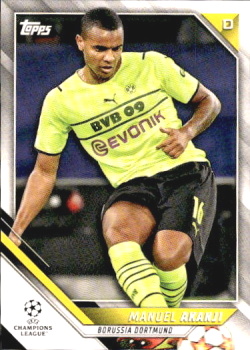 Manuel Akanji Borussia Dortmund Topps UEFA Champions League Collection 2021/22 #134