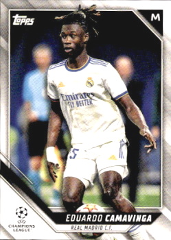 Eduardo Camavinga Real Madrid Topps UEFA Champions League Collection 2021/22 #141