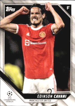 Edinson Cavani Manchester United Topps UEFA Champions League Collection 2021/22 #145