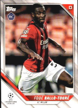 Fode Ballo-Toure A.C. Milan Topps UEFA Champions League Collection 2021/22 #147