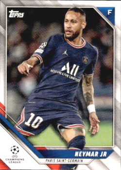 Neymar Jr Paris Saint-Germain Topps UEFA Champions League Collection 2021/22 #150