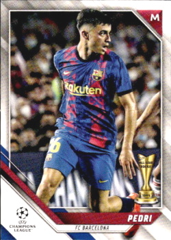 Pedri FC Barcelona Topps UEFA Champions League Collection 2021/22 #155