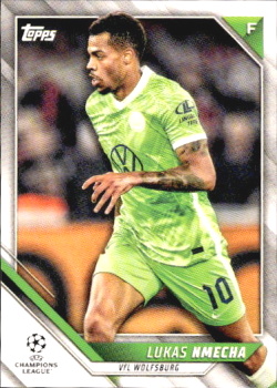 Lukas Nmecha VfL Wolfsburg Topps UEFA Champions League Collection 2021/22 #157