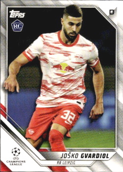 Josko Gvardiol RB Leipzig Topps UEFA Champions League Collection 2021/22 #158