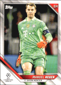 Manuel Neuer Bayern Munchen Topps UEFA Champions League Collection 2021/22 #159