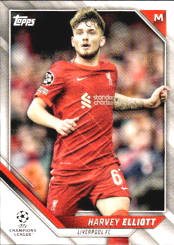 Harvey Elliott Liverpool Topps UEFA Champions League Collection 2021/22 #162