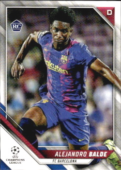 Alejandro Balde FC Barcelona Topps UEFA Champions League Collection 2021/22 #164