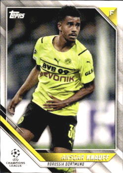 Ansgar Knauff Borussia Dortmund Topps UEFA Champions League Collection 2021/22 #169