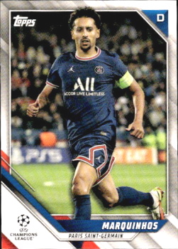Marquinhos Paris Saint-Germain Topps UEFA Champions League Collection 2021/22 #171