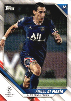 Angel Di Maria Paris Saint-Germain Topps UEFA Champions League Collection 2021/22 #175