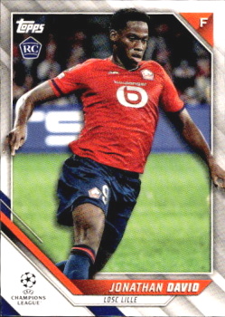 Jonathan David LOSC Lille Topps UEFA Champions League Collection 2021/22 #176