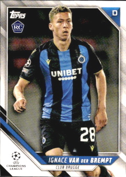 Ignace Van der Brempt Club Brugge Topps UEFA Champions League Collection 2021/22 #193