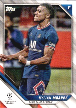 Kylian Mbappe Paris Saint-Germain Topps UEFA Champions League Collection 2021/22 #200