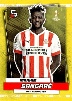 Ibrahim Sangare PSV Eindhoven Topps UEFA Football Superstars 2022/23 Common Yellow #156