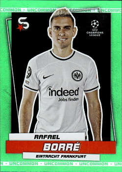 Rafael Borre Eintracht Frankfurt Topps UEFA Football Superstars 2022/23 Uncommon Green #126