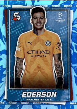 Ederson Manchester City Topps UEFA Football Superstars 2022/23 Rare #1