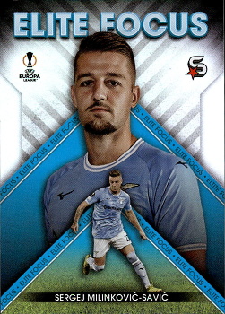 Sergej Milinkovic-Savic Lazio Roma Topps UEFA Football Superstars 2022/23 Elite Focus #EF-SMS