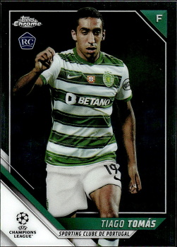 Tiago Tomas Sporting CP Topps UEFA Champions League Chrome 2021/22 #174
