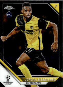 Jordan Siebatcheu BSC Young Boys Topps UEFA Champions League Chrome 2021/22 #181