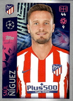 Saul Niguez Atletico Madrid samolepka UEFA Champions League 2019/20 #33