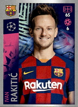 Ivan Rakitic FC Barcelona samolepka UEFA Champions League 2019/20 #55