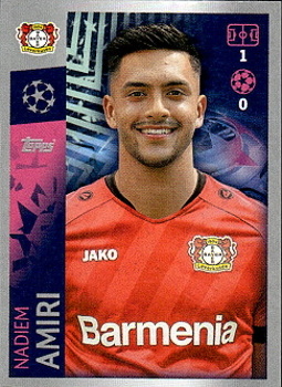 Nadiem Amiri Bayer 04 Leverkusen samolepka UEFA Champions League 2019/20 #70