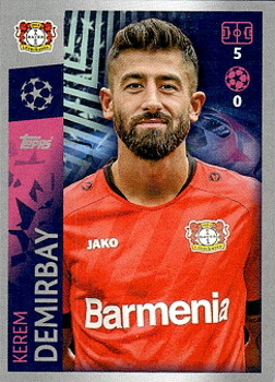 Kerem Demirbay Bayer 04 Leverkusen samolepka UEFA Champions League 2019/20 #72
