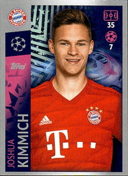 Joshua Kimmich Bayern Munchen samolepka UEFA Champions League 2019/20 #84