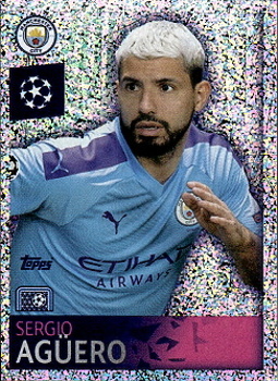 Sergio Aguero Manchester City samolepka UEFA Champions League 2019/20 Top Scorer #329