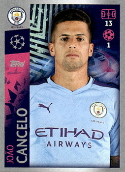 Joao Cancelo Manchester City samolepka UEFA Champions League 2019/20 #331